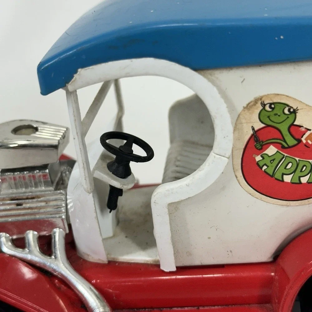 Vintage 1970s Mini Tonka Apple Peeler Hot Rod Pressed Steel